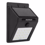 MACROLED APLIQUE SOLAR 1,5W LUZ CALIDA