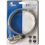 XTECH XTA 110 CANDADO DE SEGURIDAD CON CLAVE 4 DIGITOS 1,8 METROS