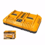INGCO CARGADOR DE BATERIA RAPIDO DOBLE 4AH P20S