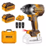 INGCO LLAVE DE IMPACTO BL CON 2 BATERIAS