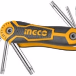 INGCO HHK13091 LLAVE ALLEN CROMADA PTA.TORX JGO. 9 PIEZAS