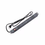 ATC PDU 12 ENCHUFES C13 10A CON INTERRUPTOR 19" 1U