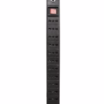 TRIMERX PDU 12 ENCHUFES 10A CON INTERRUPTOR 19" 1U