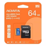 ADATA AUSDX64GUICL10A1-RA1 TARJETA MICROSD 64GB CLASE 10