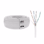 ATC CABLE UTP CAT5 100% COBRE PVC BLANCO 100MTS 25AWG 0.45MM