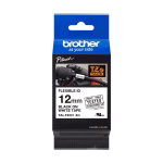 BROTHER TZEFX231 CINTA FLEX 12MM NEGRO EN BLANCO 8MT P/PT-H110/E300/E550